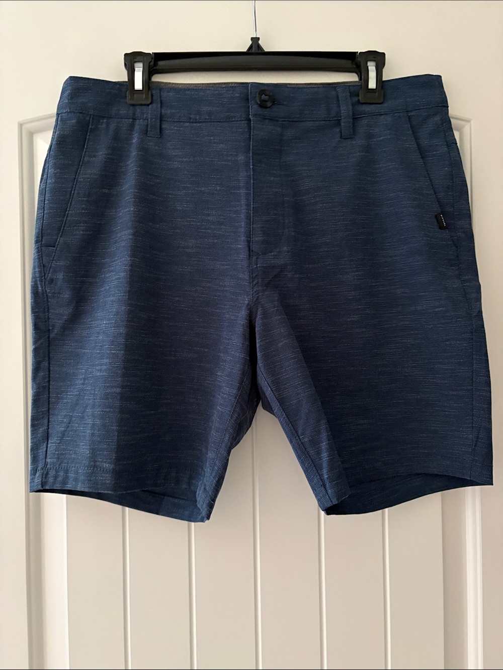Rip Curl Men's Heathered Navy Flat Front Shorts